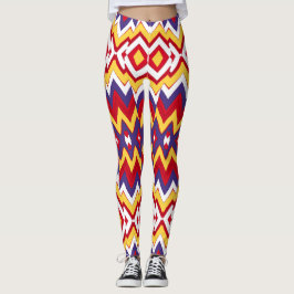Leggings Patrón de zigzag multicolor "Ratti_Creative_Arts"