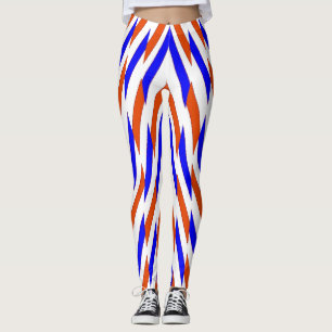 Leggings Patrón de zigzag multicolor "Ratti_Creative_Arts L
