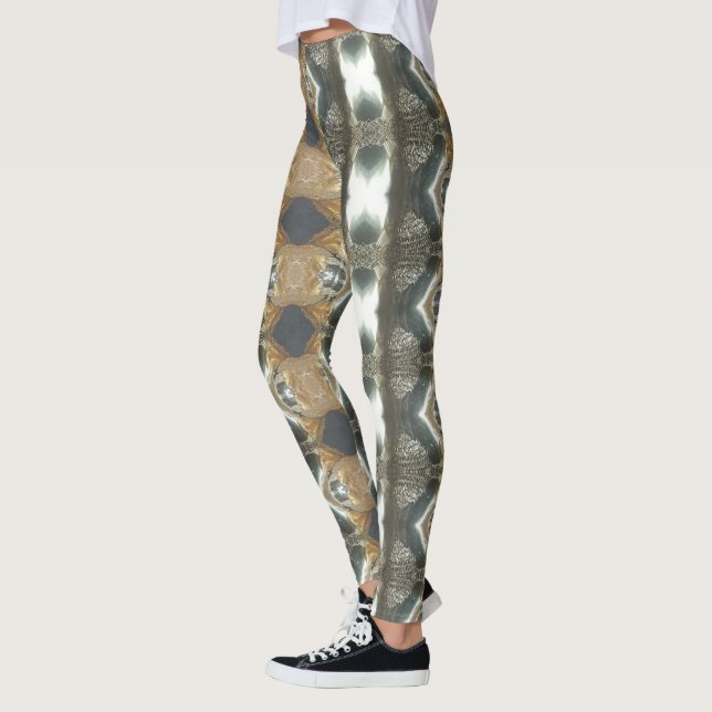Leggings Patrón decorativo elegante (Izquierda)