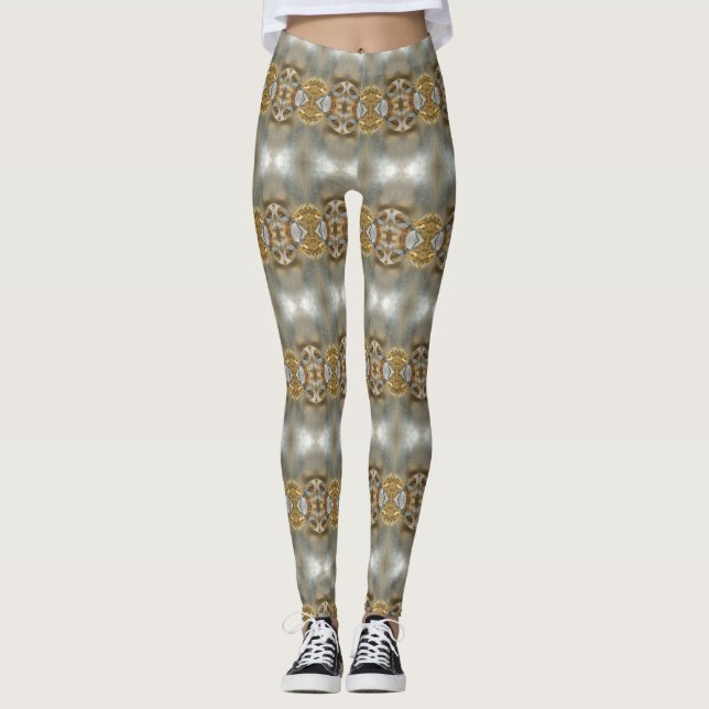 Leggings Patrón decorativo elegante (Anverso)