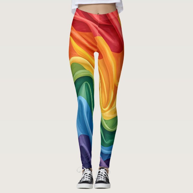 Leggings patrón del mes del orgullo (Anverso)