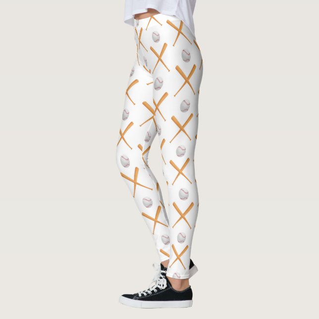 Leggings Patrón Deportivo de Béisbol (Izquierda)