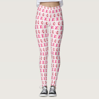Leggings Patrón Día de San Valentín "XOXO"