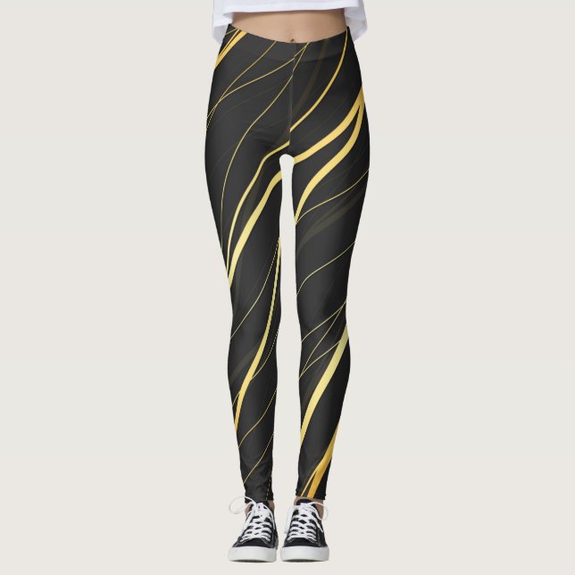 Leggings Patrón dorado 1 (Anverso)