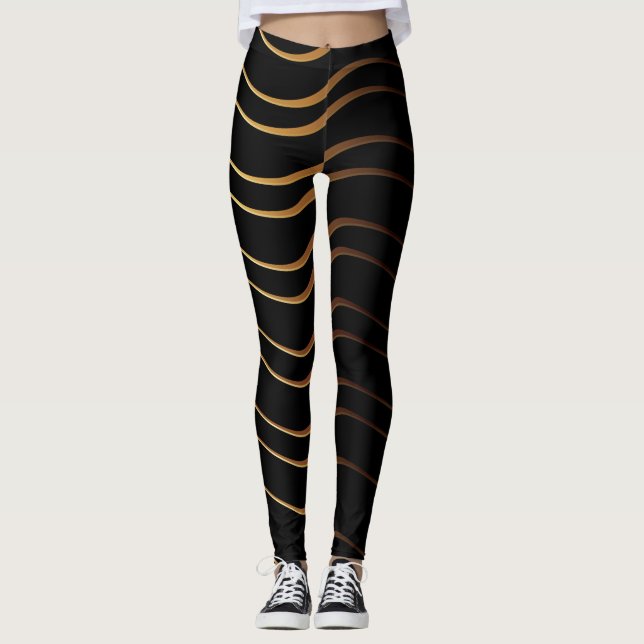 Leggings Patrón dorado 4 (Anverso)