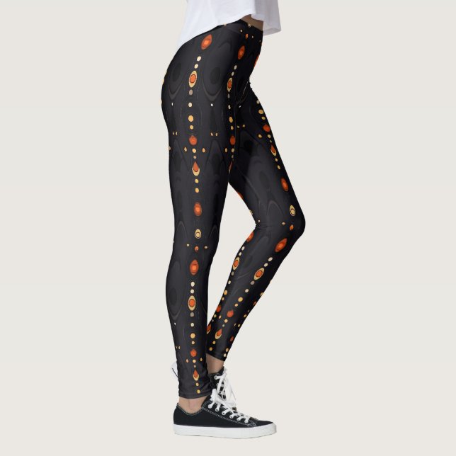 Leggings Patrón elegante de cuentas (Derecha)