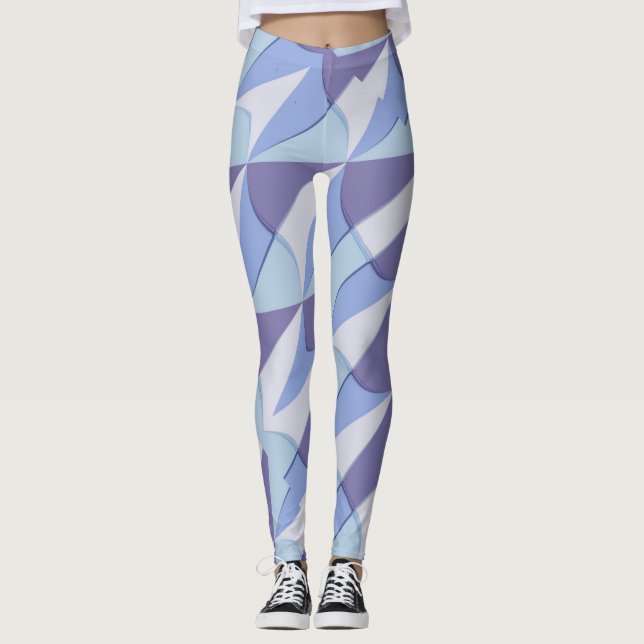 Leggings patrón en mosaico (Anverso)