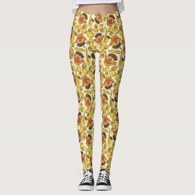 Leggings Patrón Ernie y Rubber Duckie (Anverso)