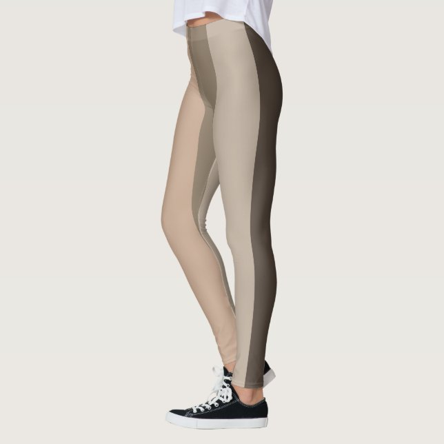 Leggings Patrón estético de línea moderna (Izquierda)