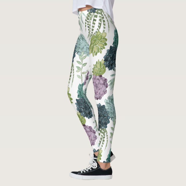 Leggings Patrón exitoso de la colección de la felicidad de  (Izquierda)