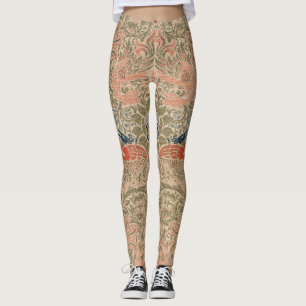Leggings Patrón famoso de aves de William Morris