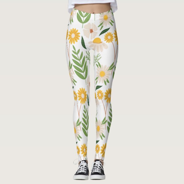 Leggings Patrón floral (Anverso)