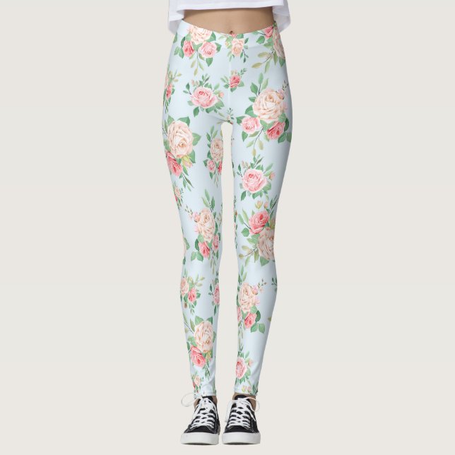 Leggings Patrón floral (Anverso)