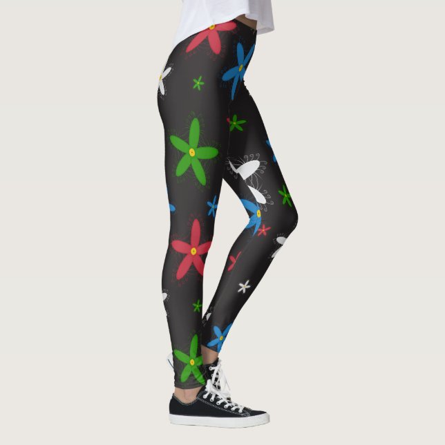 Leggings Patrón floral (Derecha)