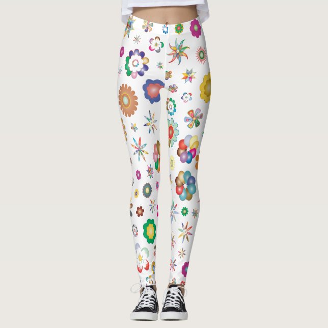 Leggings Patrón Floral (Anverso)