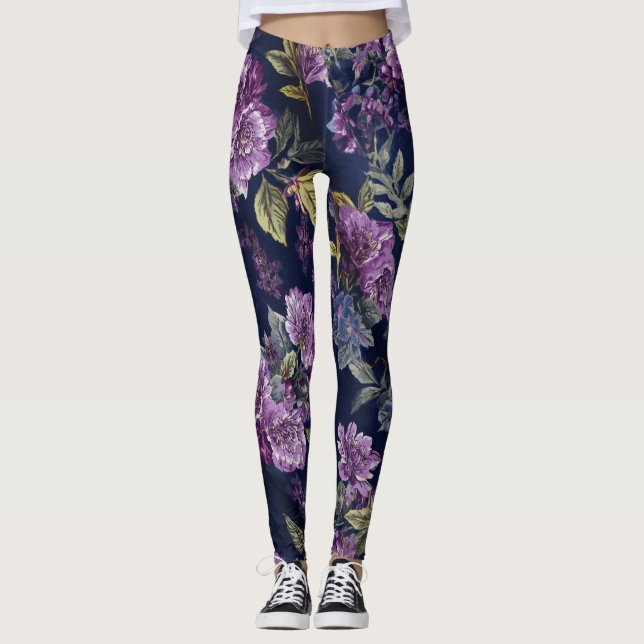 Leggings Patrón floral (Anverso)