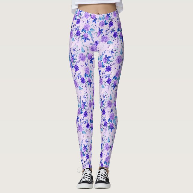 Leggings Patrón floral (Anverso)