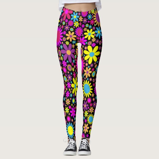 LEGGINGS PATRÓN FLORAL (Anverso)