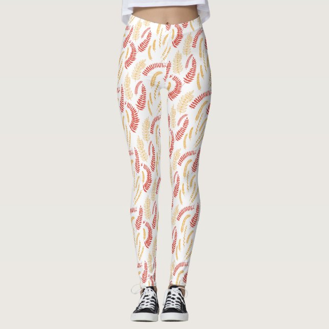 Leggings Patrón floral (Anverso)