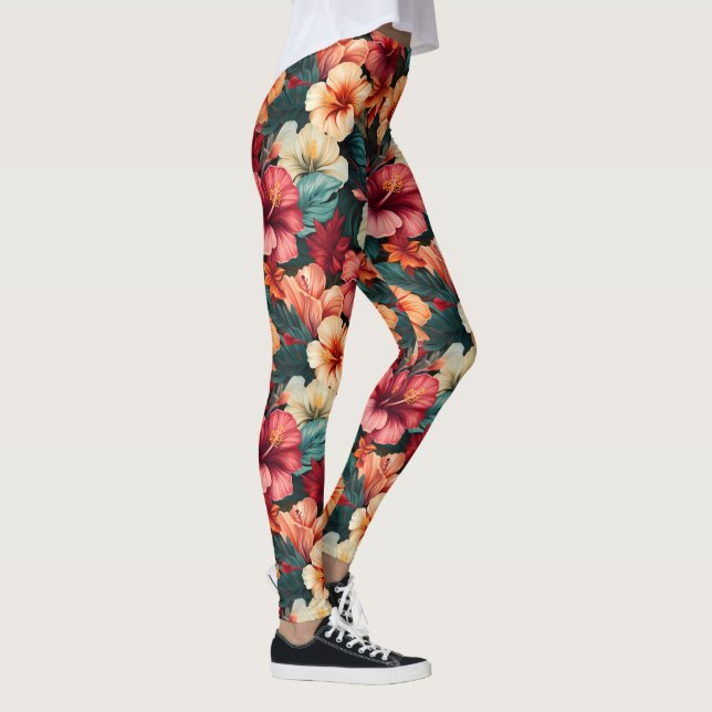 Leggings Patrón floral #23 (Derecha)