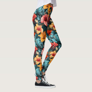 Leggings Patrón floral #28
