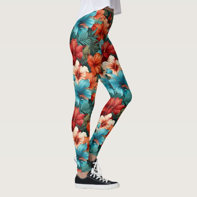 Leggings Patrón floral #30 (Derecha)