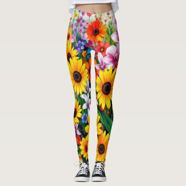 LEGGINGS PATRÓN FLORAL 8 (Anverso)