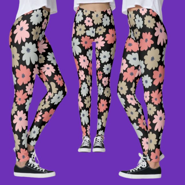 Leggings Patrón floral colorido (Subido por el creador)