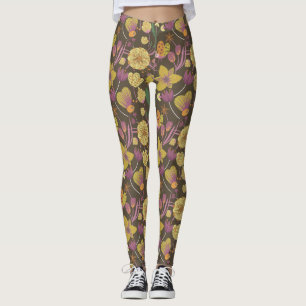 Leggings Patrón floral de bonito