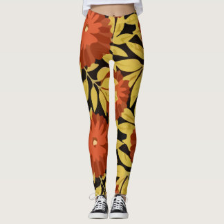 Leggings Patrón floral de Isla Tropical