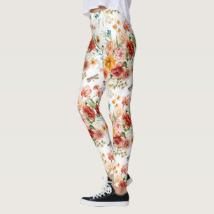Leggings Patrón floral de jardín