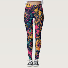 Leggings Patrón floral de paisley