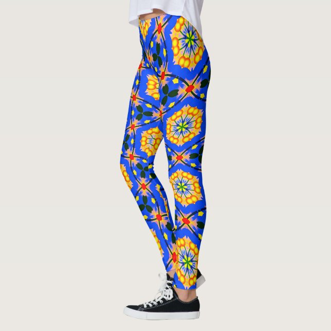 Leggings Patrón floral estético (Izquierda)