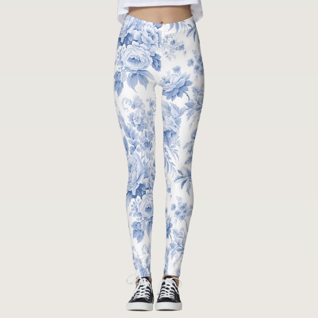 Leggings patrón floral francés (Anverso)
