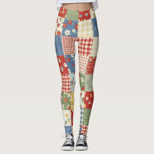 Leggings Patrón floral grandmillennial