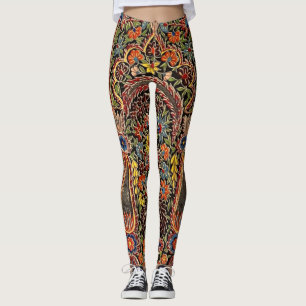 Leggings Patrón floral multicolor vintage