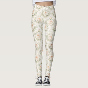 Leggings Patrón floral nupcial