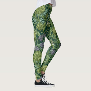 Leggings Patrón floral sin costuras al estilo de William Mo