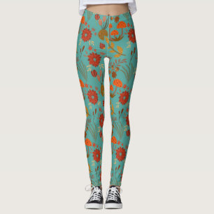 Leggings Patrón floral único