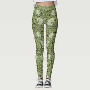 Leggings Patrón floral vintage de William Morris Pimpernel
