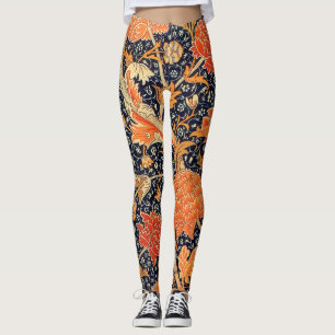 Leggings Patrón floral vintage, William Morris
