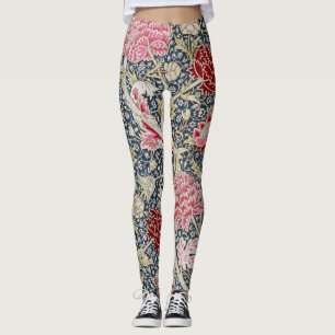 Leggings Patrón floral vintage, William Morris