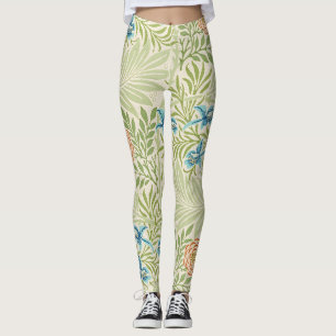 Leggings Patrón floral William Morris Larkspur