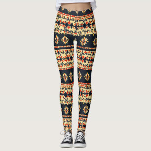Leggings Patrón folicular floral