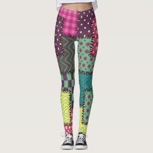 Leggings Patrón: fondo de patrones diversos