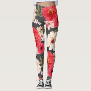 Leggings Patrón Foral Y Glamuroso Sin Marea Verano Natural