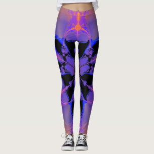 Leggings Patrón fractal abstracto