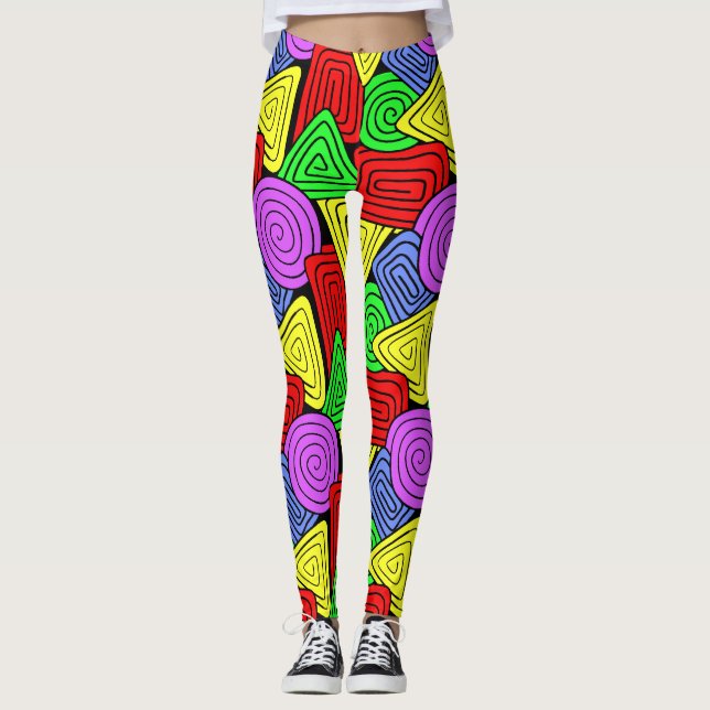 Leggings Patrón Geo (Anverso)