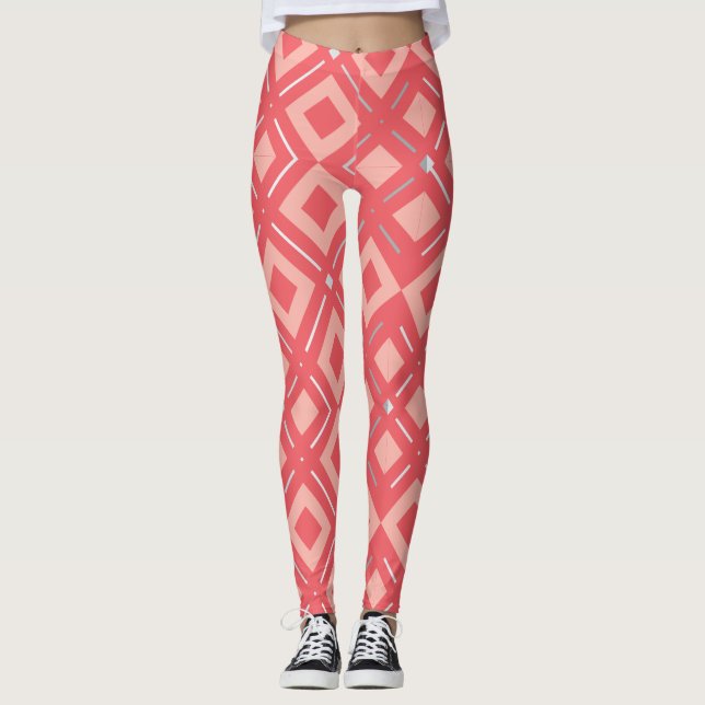 Leggings Patrón geométrico 1 de Kamelia (Anverso)