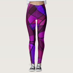Leggings Patrón geométrico abstracto